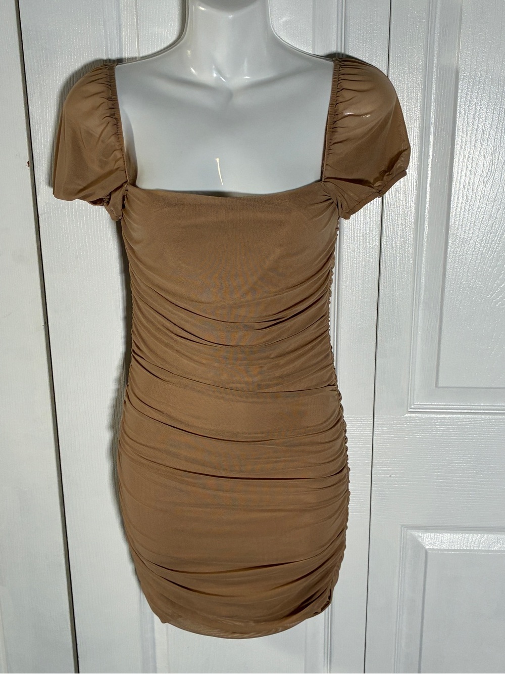Princess Polly Tan Charvi Mini Dress